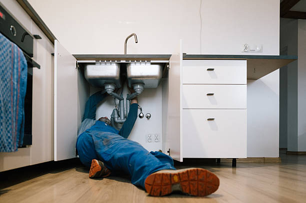 Professional Drain Cleaning technician working in Banks, ID